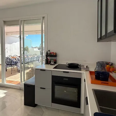 Modern Penthouse Big Solarium Sea Views Benavista Location Walk To Everything Apartment